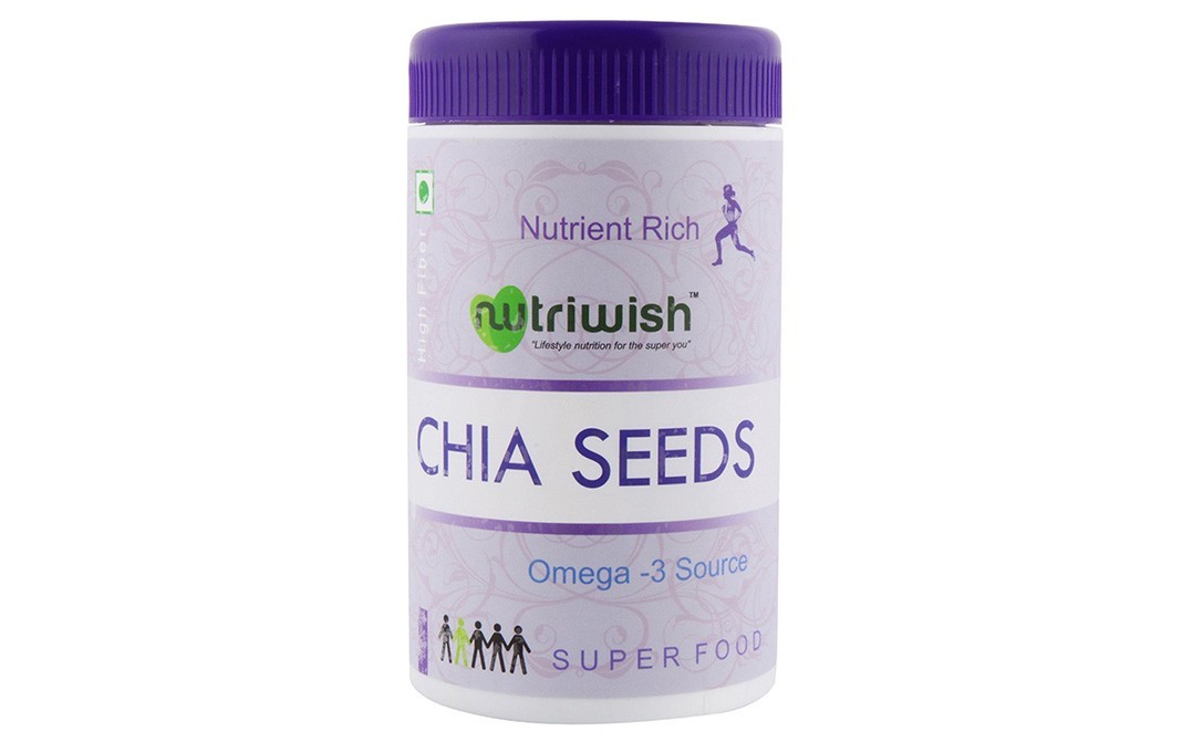 Nutriwish Chia Seeds    Plastic Jar  250 grams